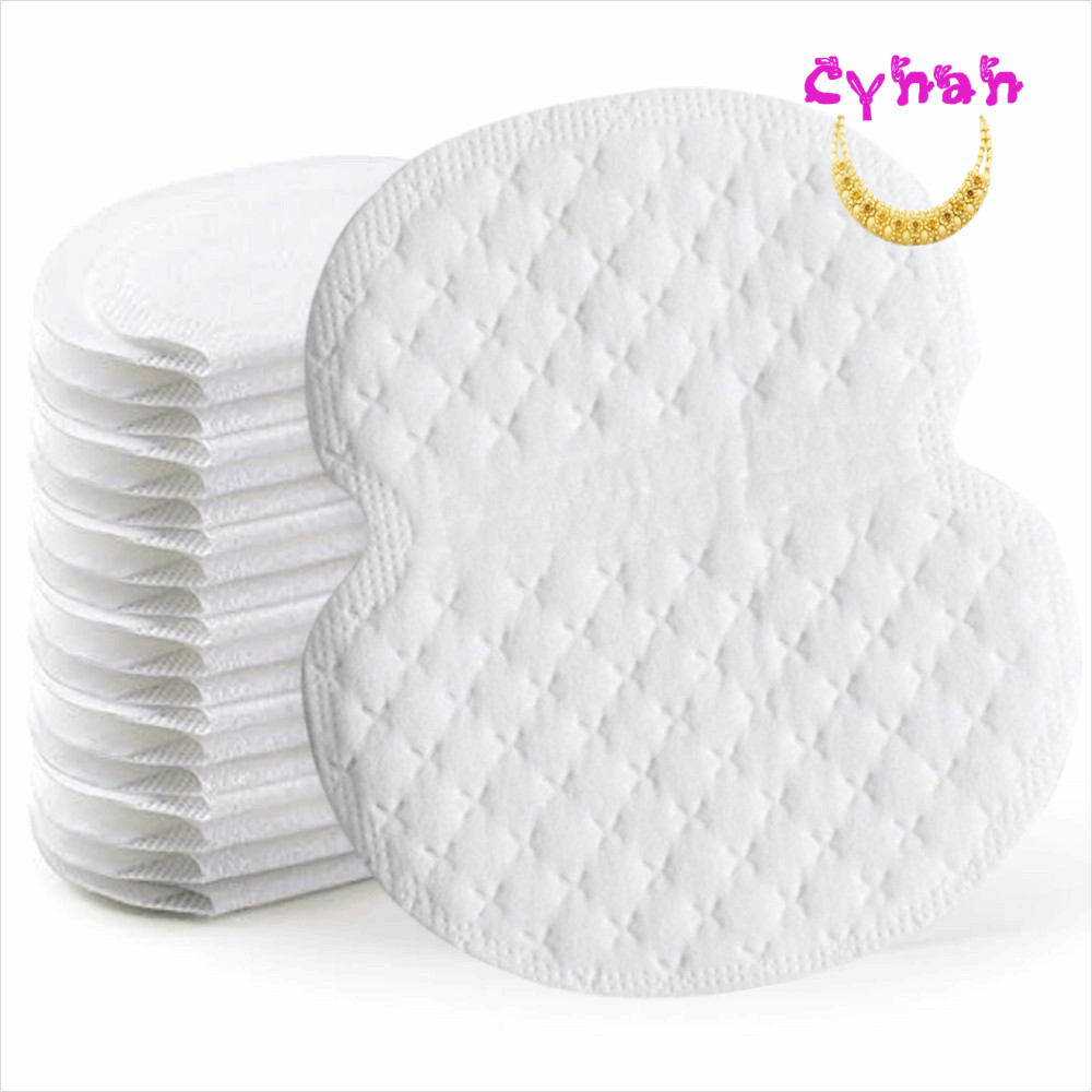 CYNAN 100pcs Almofadas De Suor Nas Axilas , Absorventes Com Núcleo Absorvente De Material Respirável , Ultrafinas