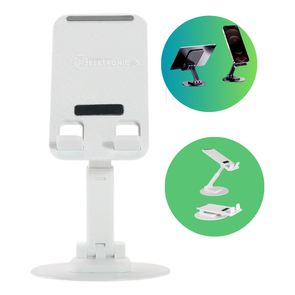 Suporte Celular E Tablet Portátil Rotação 360° Leve Prático LEY2177