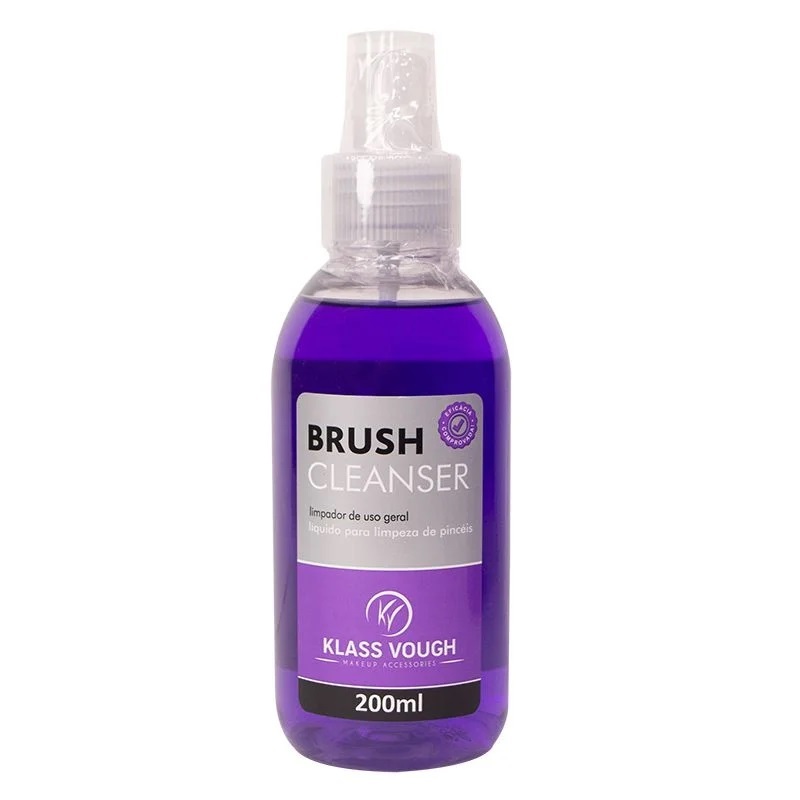Higienizador Limpador Pincéis Klass Vough 200ml Brush Cleanser Hidratante ORIGINAL
