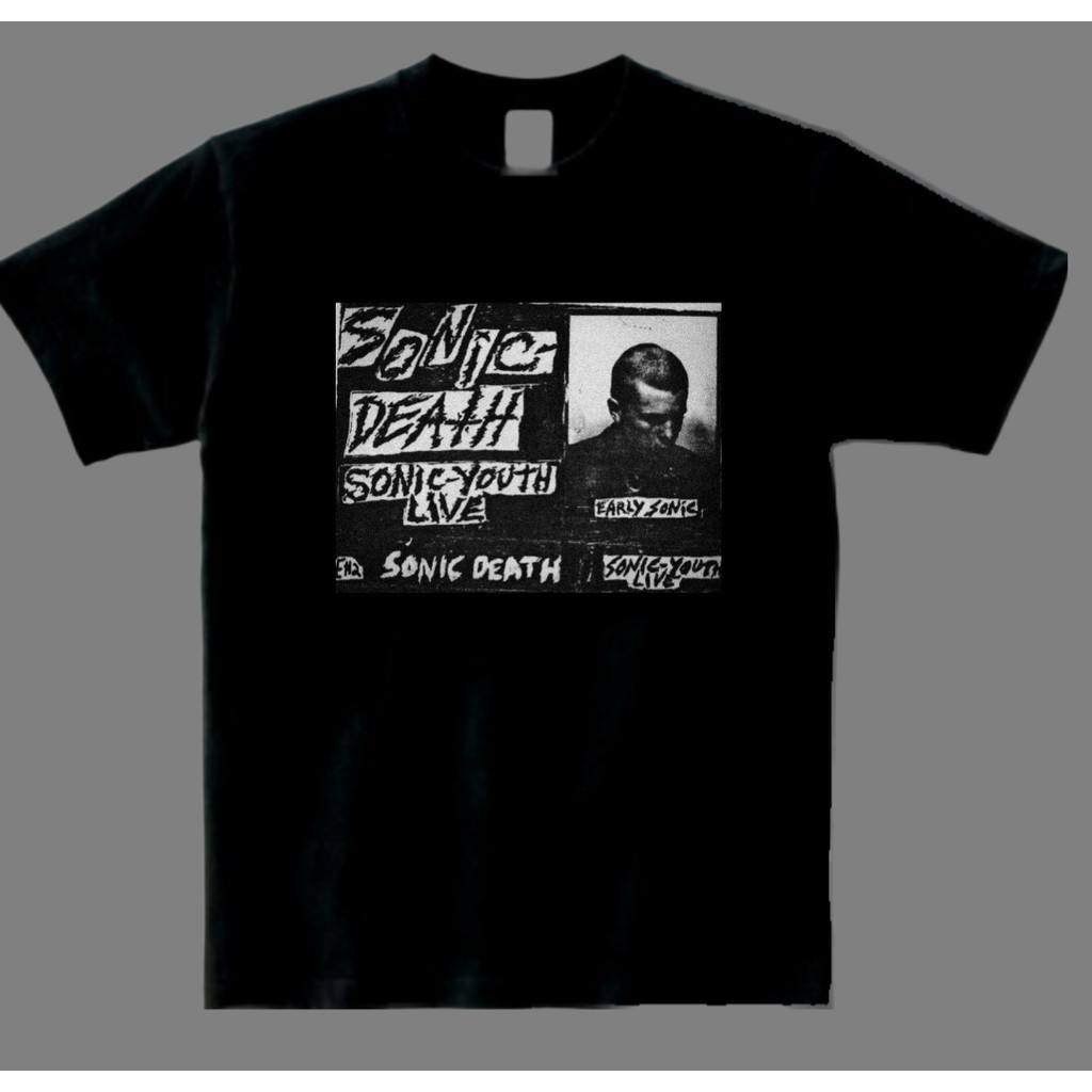 Music.Soul Camiseta Unissex Sonic Youth Halloween Death Noise Rock Estilosa Confortável Divertida Moda Casual