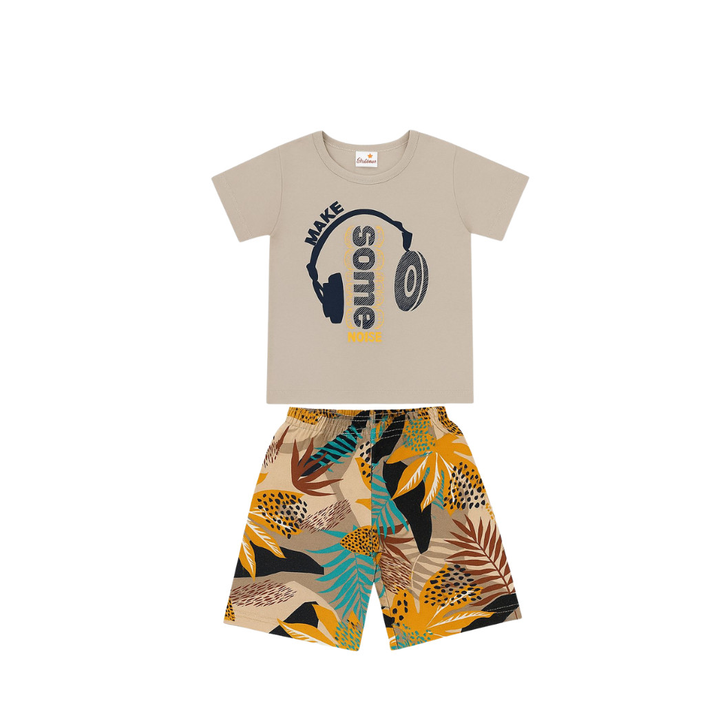 Conjunto Infantil Estampado Make Some Noise