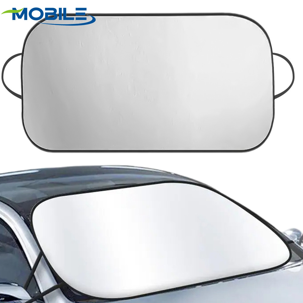 Capa De Guarda-Sol 140x80cm-Pára-Brisa Dianteiro Do Carro-Capas De Janela Frontal De Proteção Solar De Verão-Blocos Dobr