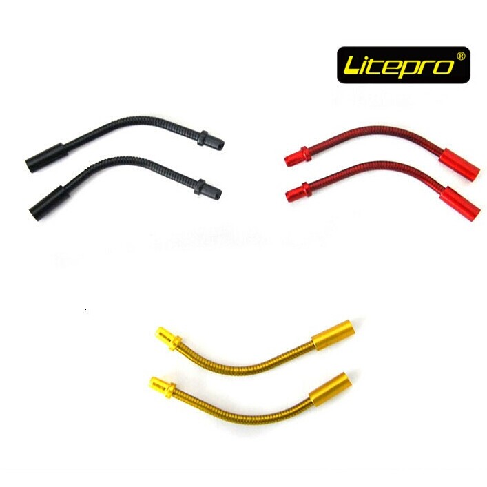 Litepro cotovelo de aço inoxidável V cotovelo de freio melhorar a sensação três cores opcional modificação do carro dobr