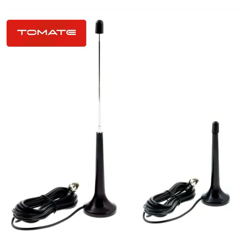 Antena Digital Interna Tomate HDTV MTV-3015 VHF/UHF/FM Cabo 3m
