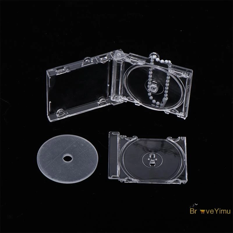 BraveYimu Álbum Comemorativo Periférico Em Branco Mini Chaveiro Com Capa De CD , Japonês De Ponto , Acessórios De Bolsa