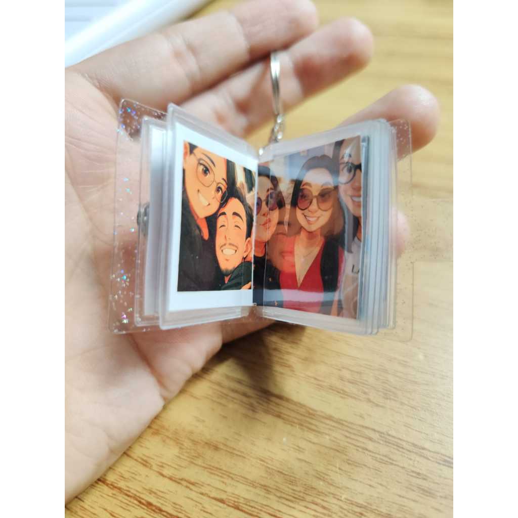Chaveiro Mini Álbum com Fotos Personalizado
