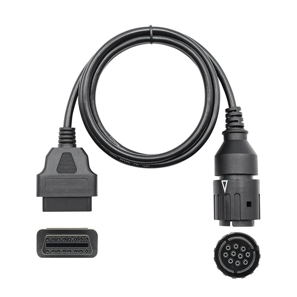Para Motocicletas BMW 10 Pinos Adaptador ICOM-D Cabo 10Pin A 16Pin OBD2 Conector De Diagnóstico Motobikes OBD 2 De Exten