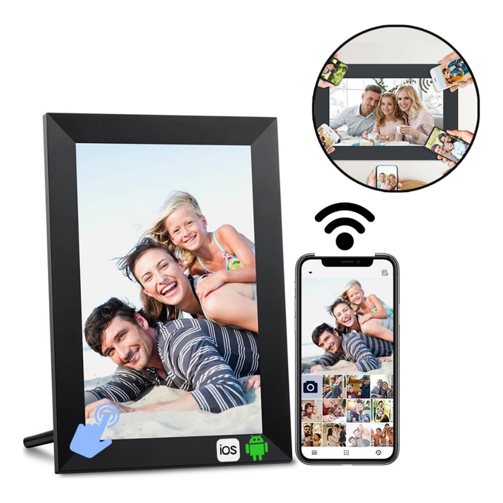 Porta Retratos Foto Video Tela Lcd Touch Screen 10,1 Polegadas Ios Android 16gb Cheerylux Cyl-p1