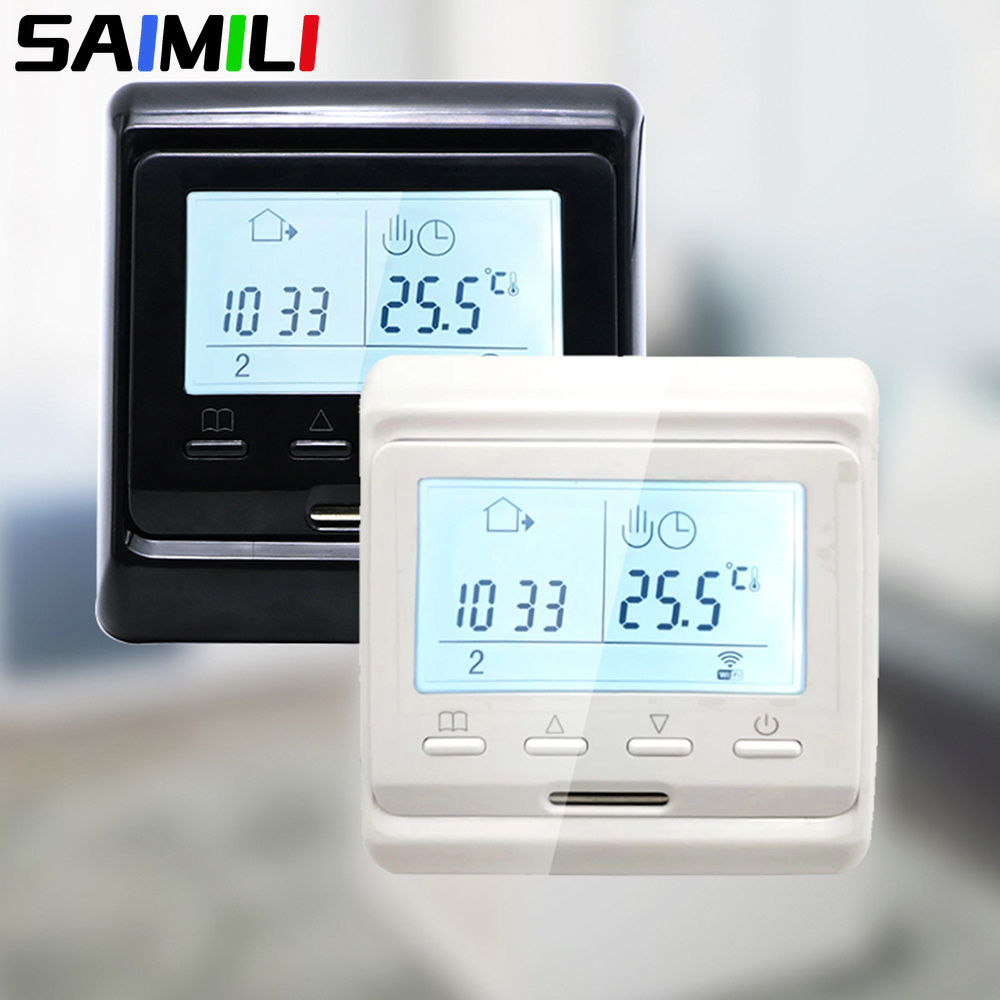 【SAIMILI】1 Termostato WiFi Tuya para Aquecimento de Piso, Controlador Inteligente de Temperatura, Controle Remoto por