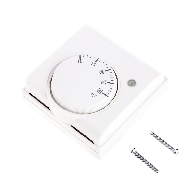 OMG * Controlador Temperatura Do Piso Da Ajustável 220V Mecânico Termostato Interruptor Aquecimento Para AC C