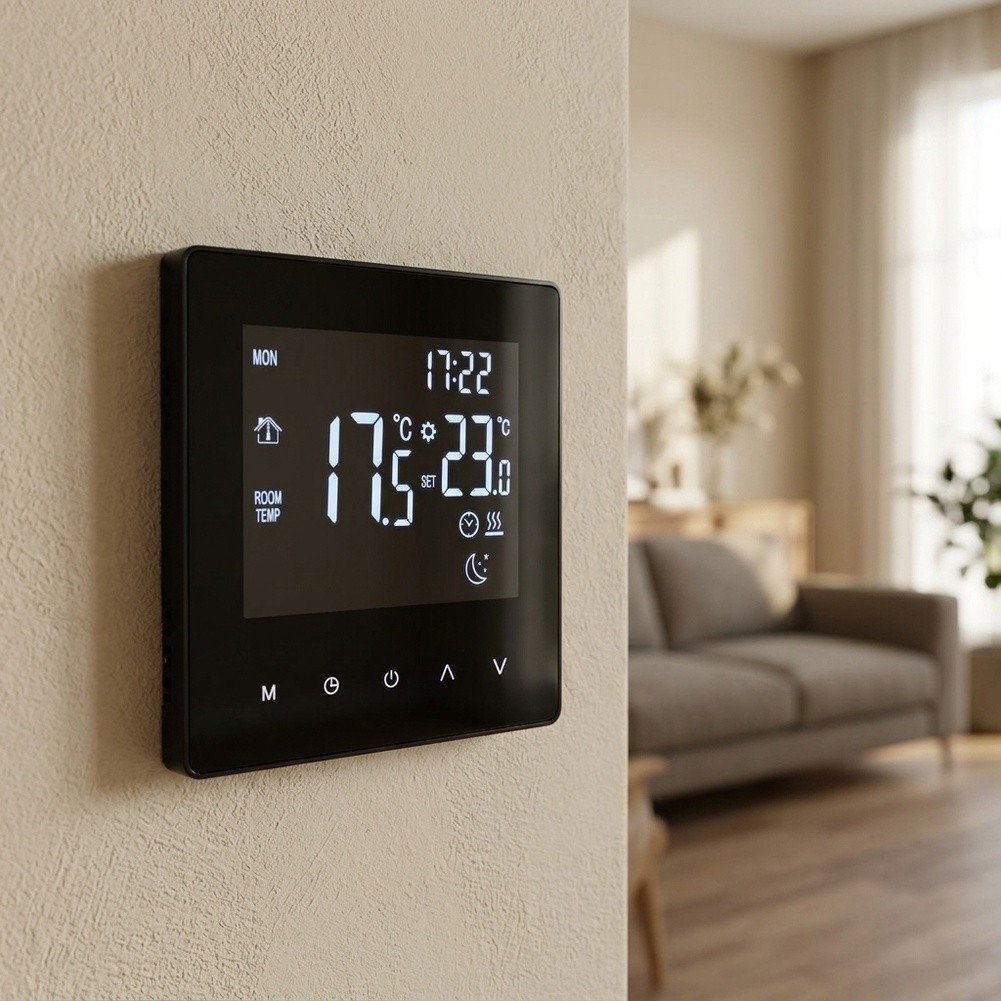 { INE } Para Interruptor De Aquecimento De Piso De Toque LCD WiFi Inteligente-Controle Remoto De Temperatura 16A