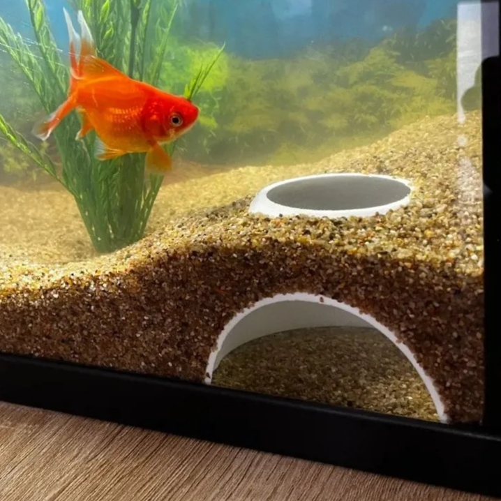Esconderijo De Peixes e Camarão Para Aquários de Canto Protetor De Criação Toca Decoração Caverna Botia Cardinal