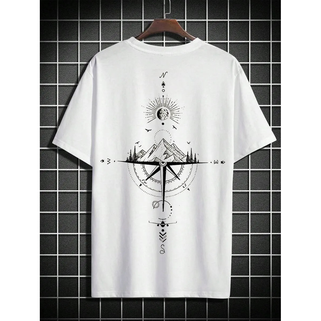 Camiseta Cardinal Directions Unissex Masculina Feminina 100% Algodão Premium | Estilo Geek/Pop/Streetwear