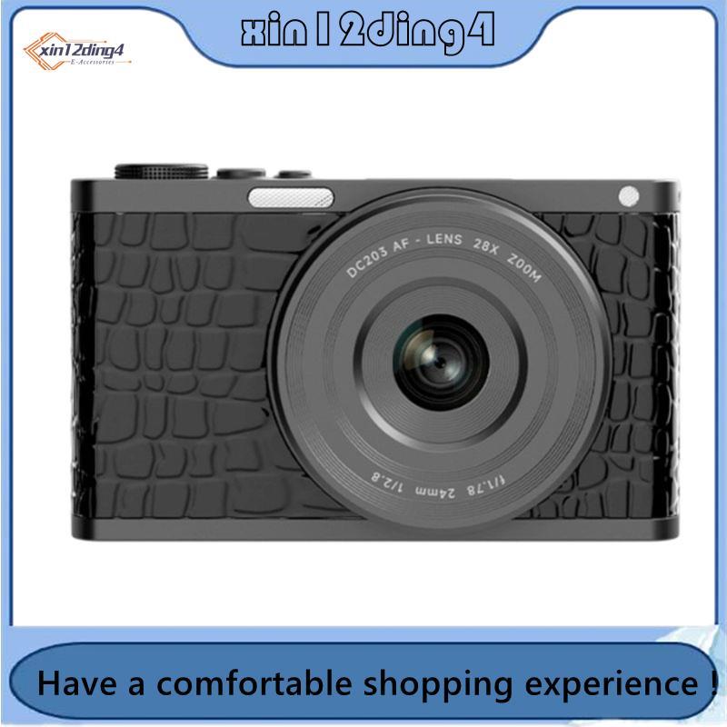 Câmera Digital Com Visor De Nível De Cintura 4K Zoom 28X E 180 ° CCD Tela Flip De 68 Mp