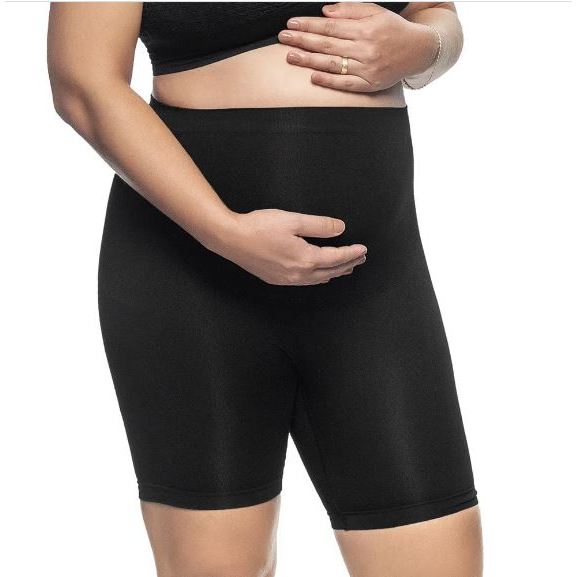 Bermuda Short Ideal p/ Gestante Cintura Alta 10cm  Maternidade Conforto Sem Apertar a Barriguinha Vários Tamanhos