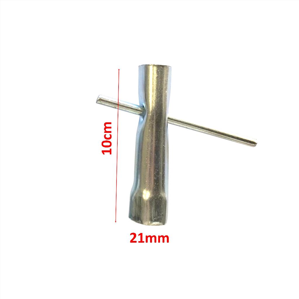 Chave vela Fusca Brasilia Variant Kombi Motor a Ar Curta 10cm Boca 21mm