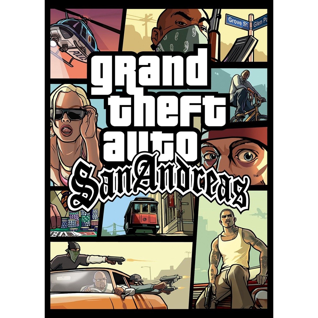 Quadro Decorativo GTA Alta Qualidade 20x30 Grand Theft Auto Full Hd