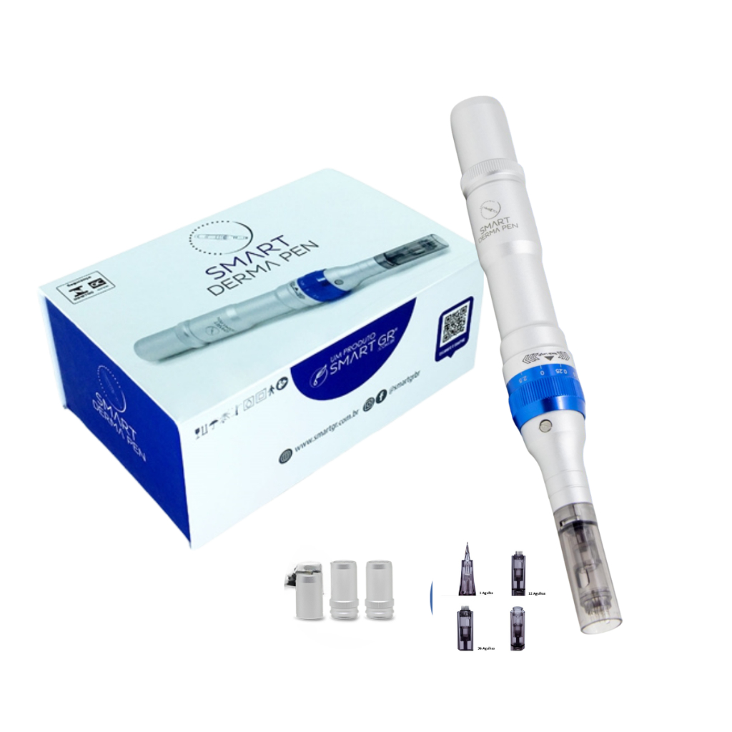 Smart Derma pen Caneta Elétrica Microagulhamento C/ Anvisa Smart GR