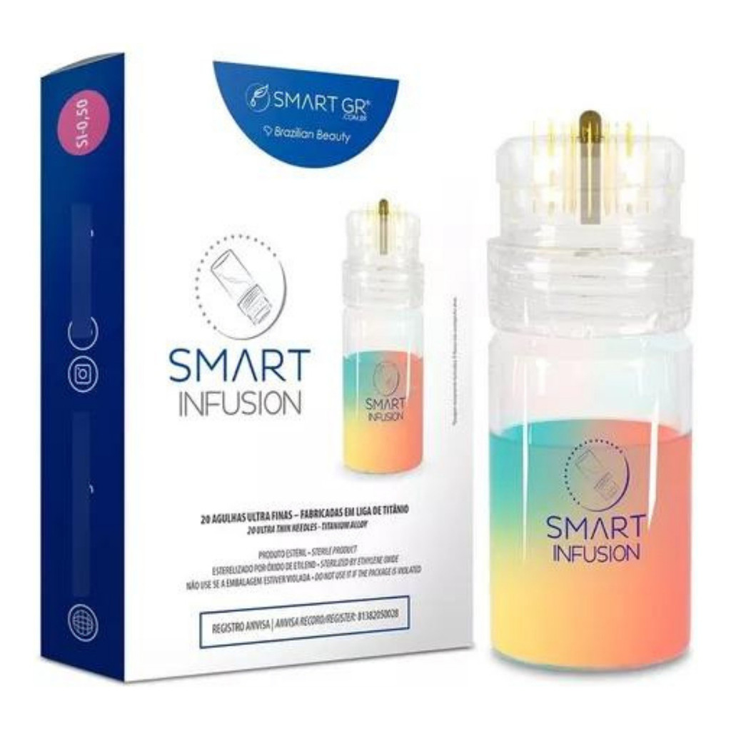 Smart Infusion Microagulhamento - Smart Gr 0,5mm 1,0mm 1,5mm