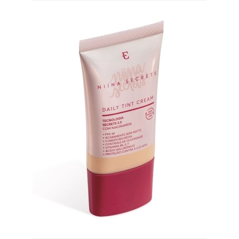 Base líquida Niina Secrets Daily Tint Cream COR 03 25ml Eudora
