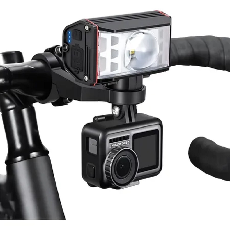 Farol De Bike Potente Com 50.000 Lúmens Recarregável Via Usb