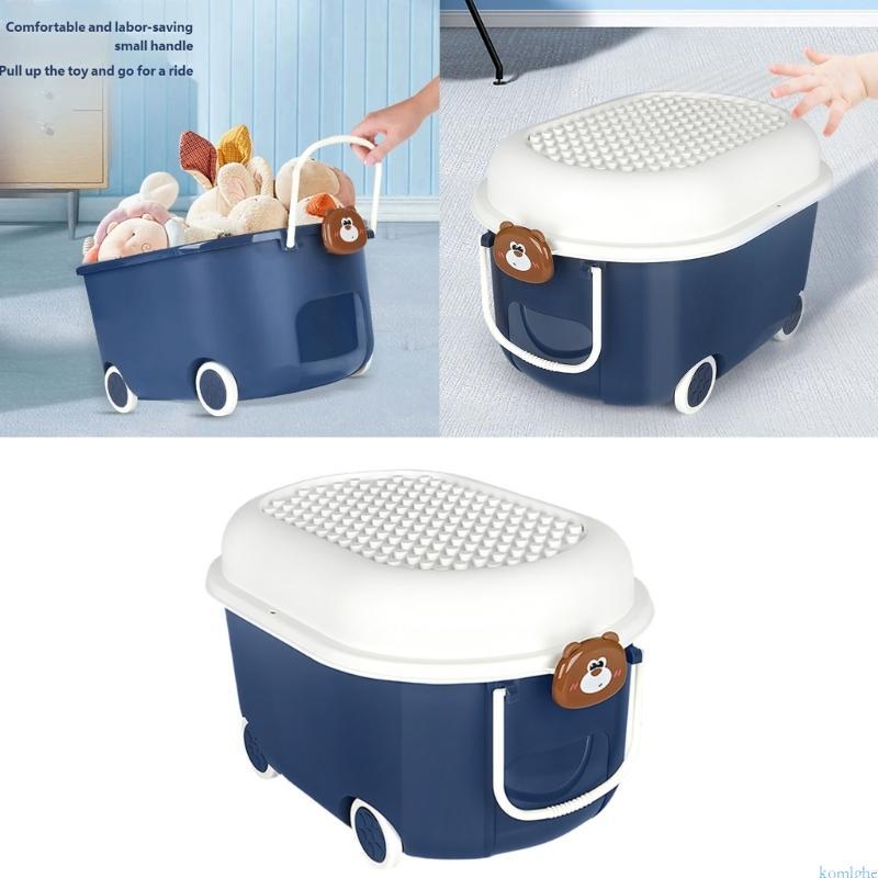 Fun Modelado Toy Chestscom Organização Doméstica Rolling Bin Para Armazenamento Doméstico Conveniente