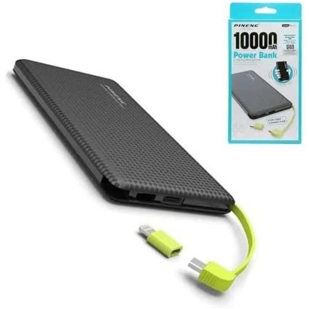 Pineng Power Bank 20000mah ,10000mah, 5000mah Carregador Portátil Com Adaptador Para iPhone , V8