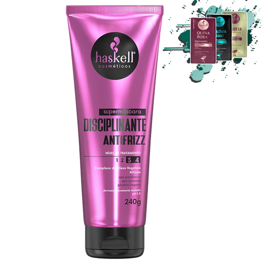 Supermáscara Haskell Disciplinante Antifrizz 240gr