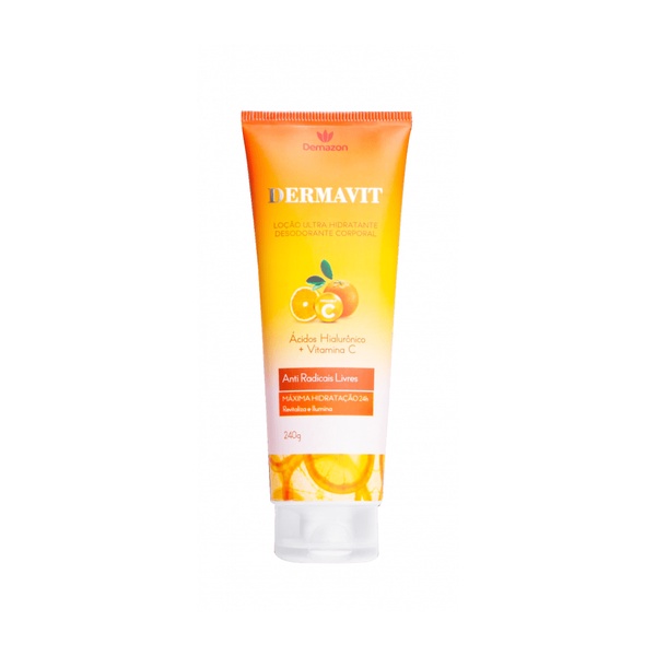 LOÇÃO DESODORANTE ULTRA HIDRATANTE DERMAVIT 240gr DEMAZON