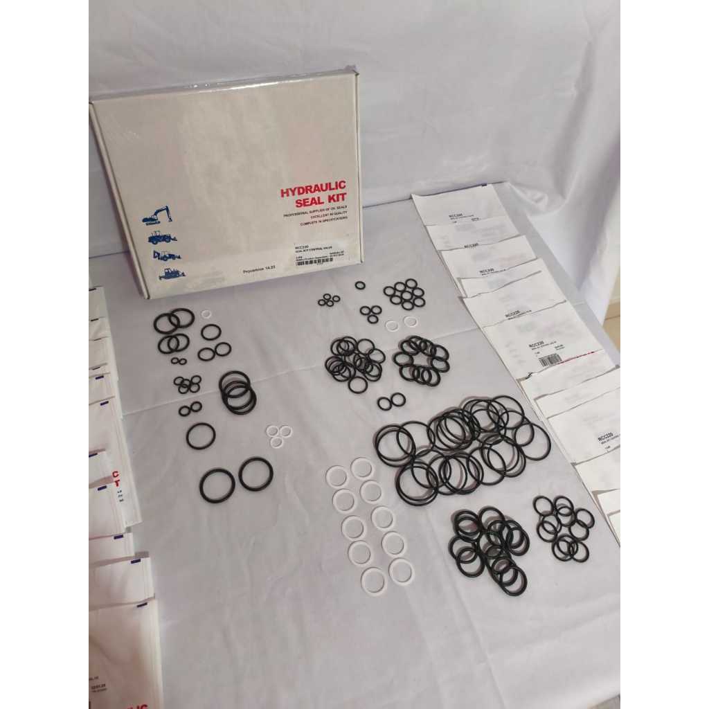 Kit Vedação Control Valve RCC220 | Reparo Válvula Hidráulica Escavadeira