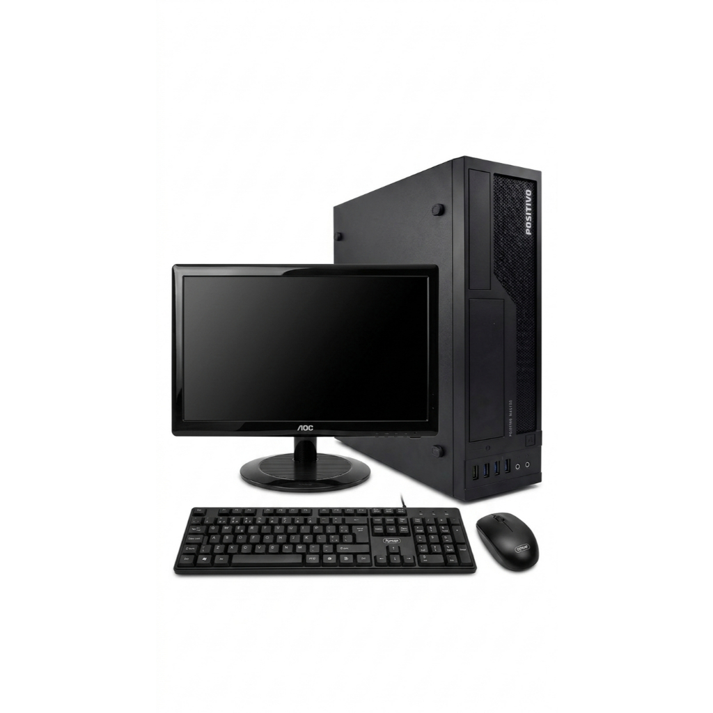 PC Completo Intel i5 SSD 8GB + Monitor 19” + Mouse e Teclado | Rápido e Pronto