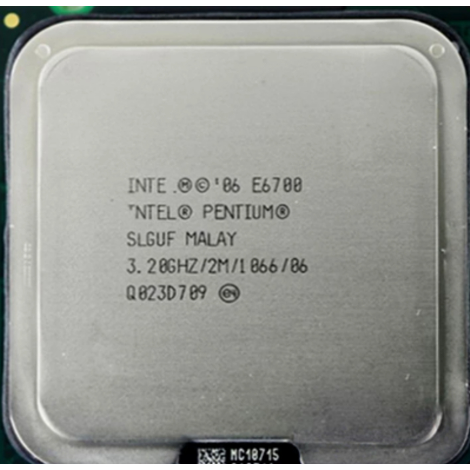 Processador Intel Pentium E6700 2MB 775 + 1 Grama Pasta pronto envio rapido envio