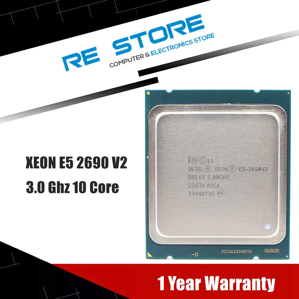 [Estoque pronto] Processador intel e5 2690 v2 sr1a5 3.0 ghz 10 Core 25mb lga 2011 cpu xeon cpu