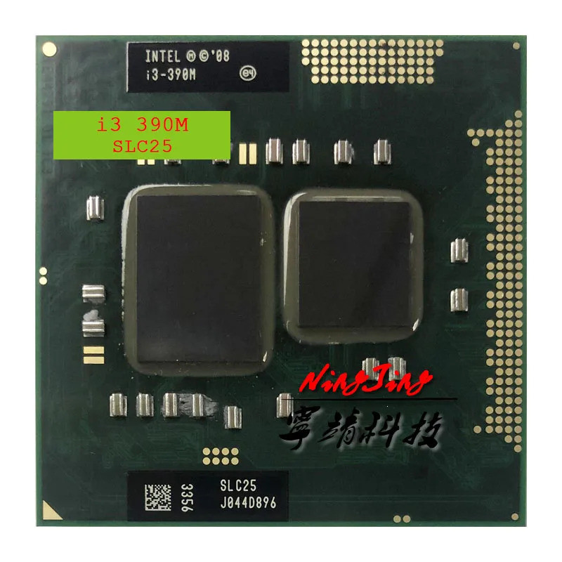 [Estoque pronto] intel core i3-390M i3 390m slc25 2.6ghz Dual core Quad core cpu 3w 35w processador g1/rpga988a soquete
