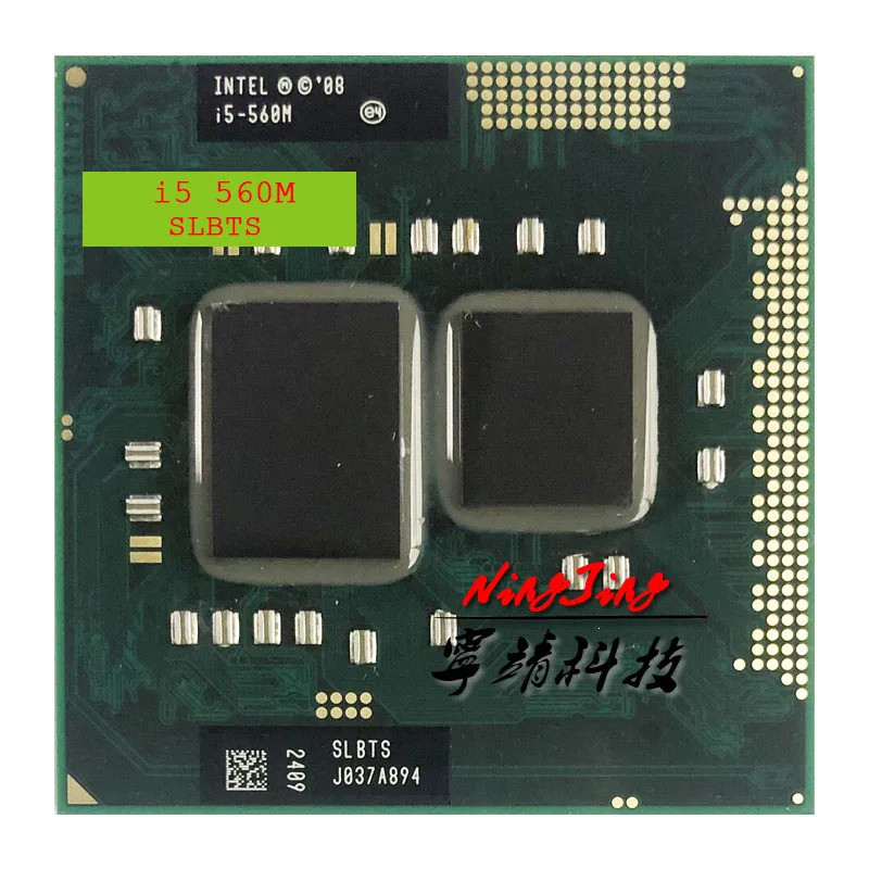 [Estoque pronto] intel core i5-560M i5 560m slbts 2.6ghz Dual core Quad core cpu 3w 35w processador g1/rpga988a soquete