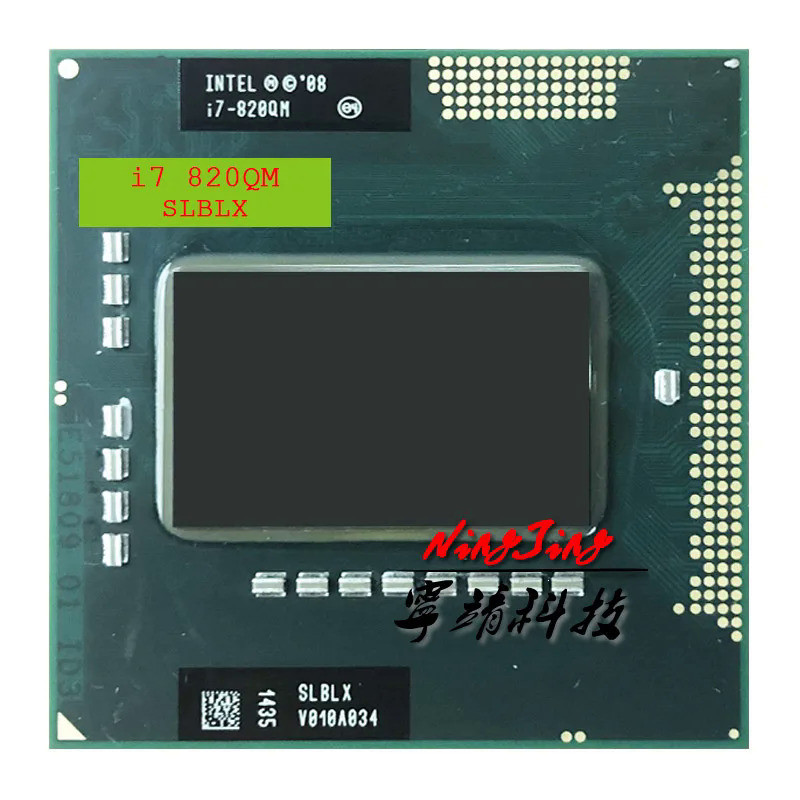 Pronto Em Estoque intel core i7-820qm i7 820qm slblx 1.7 ghz Processador cpu De Oito Núcleos 8 w 45 g1/rpga988a Soquete