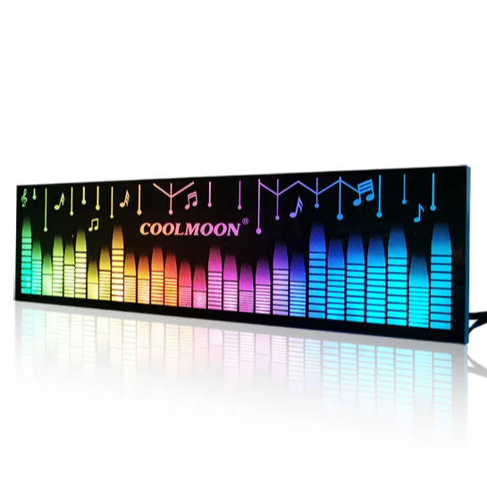 COOLMOON RGB Light Board Small 4Pin GPU Backplate Color Support Frame LED Power