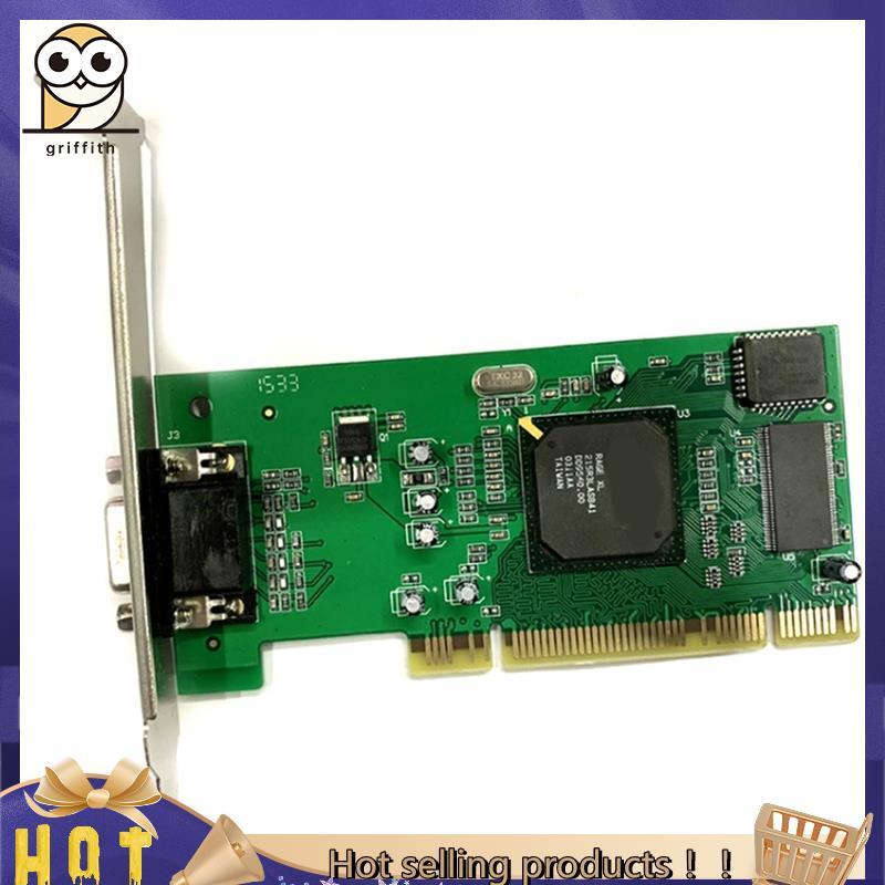 Acessórios Para Computador Desktop VGA PCI Placa Gráfica 8MB 32 Bits ATI Rage XL Multi Display Support