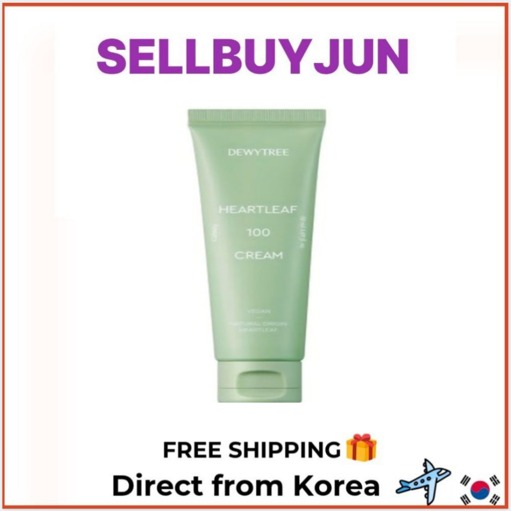 [DEWYTREE] Creme Calmante Heartleaf 100 50ml | Cuidados Faciais Suaves