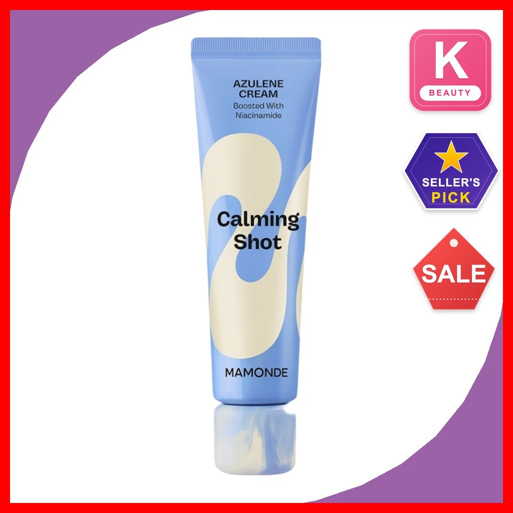 [Mamonde] Creme Calmante Shot Azulene 1 Unidade/Facial Coreano/Cuidado Suave E