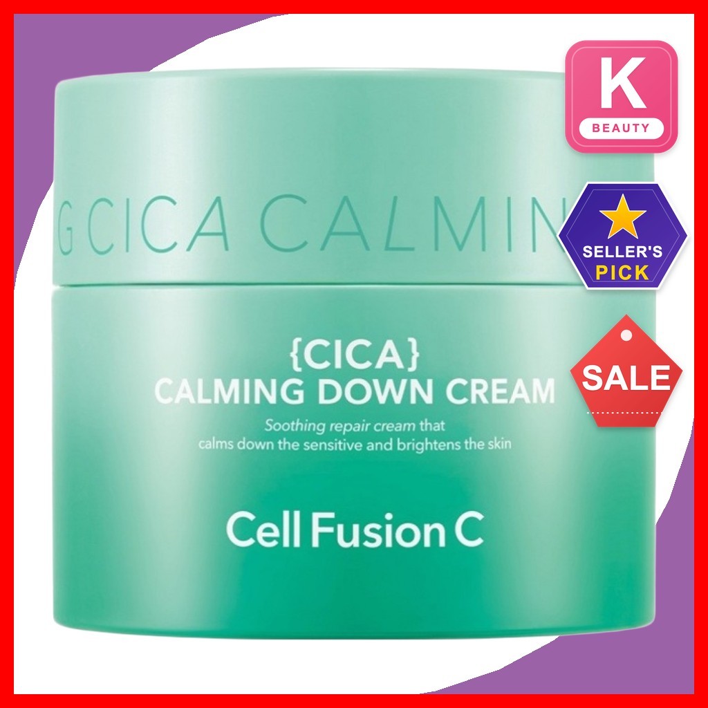 [Cell Fusion C] CICA Creme Calmante 50ml 1 Unidade/Facial Coreano/Suave E Cuidado Barreira