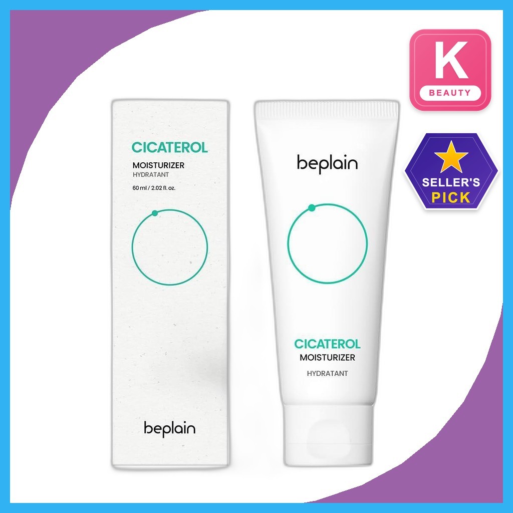 [Beplain] Creme Hidratante Cicaterol 60ml 1 Unidade/Facial Coreano/Calmante Suave E Cuidado Barreira