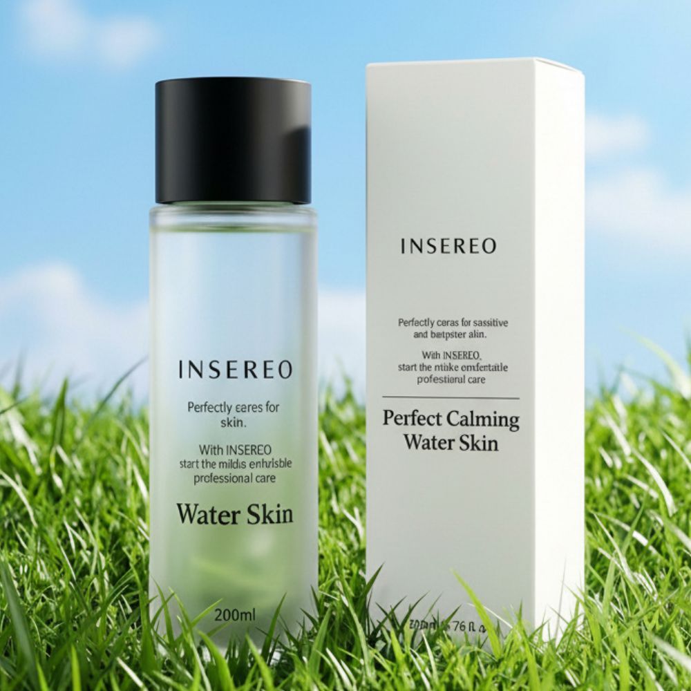 INSEREO Água Calmante Perfeita Pele 200ml Toner Diário Umidade Hidratante Cuidados Suaves Com A KBeauty