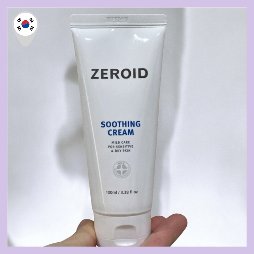 [ZEROID] Creme Calmante 100ml-Hidratante Suave Para Pele Sensível E Seca , Cuidado Diário Da Barreira , Hidratação