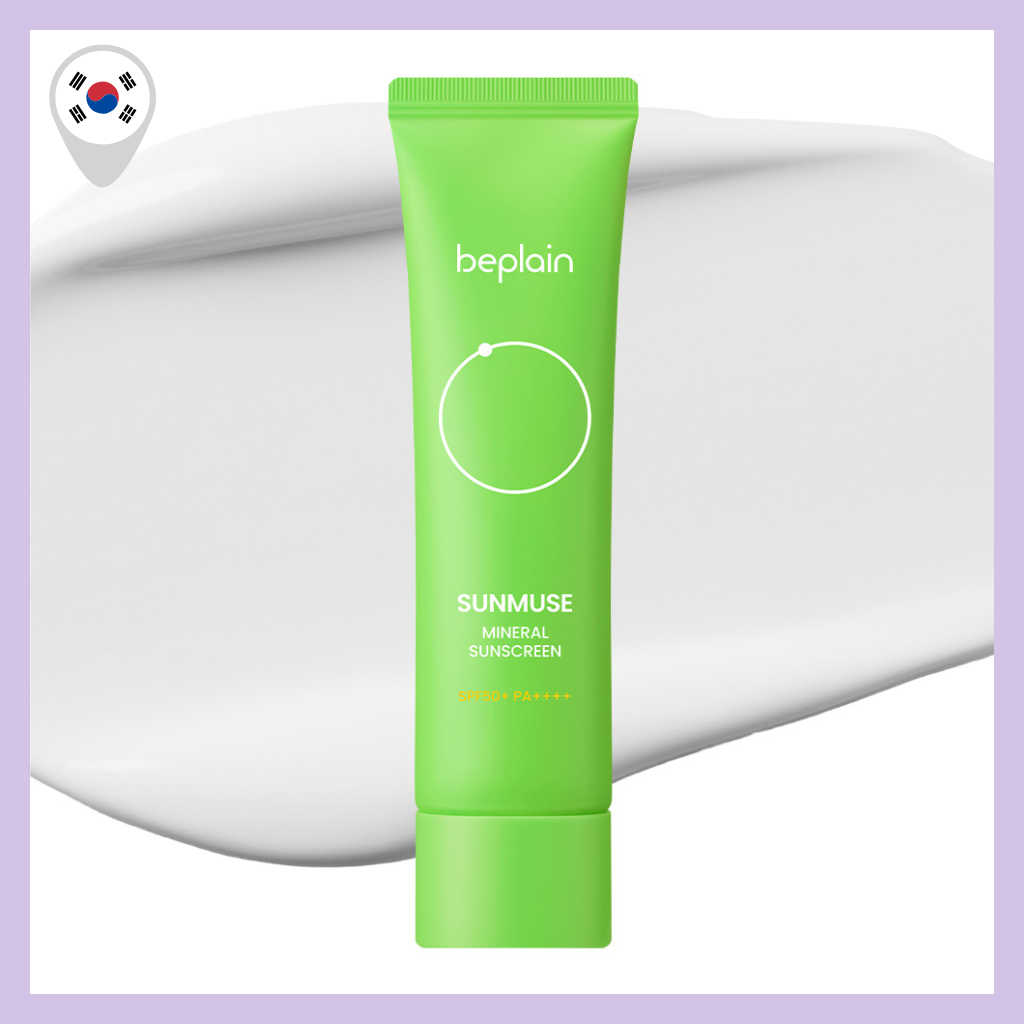 [Beplain] Protetor Solar Mineral Sunmuse Fps50 + PA + 50ml | Proteção UV Diária E Base Calmante Suave