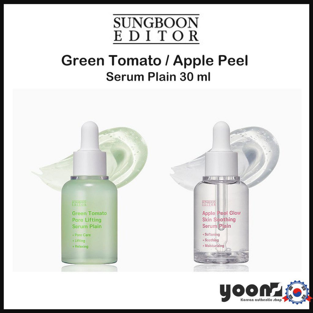 [SUNGBOON EDITOR] Levantamento De Poros De Tomate Verde/Soro Calmante Suave De Casca De Maçã Liso 30 Ml_da Coreia