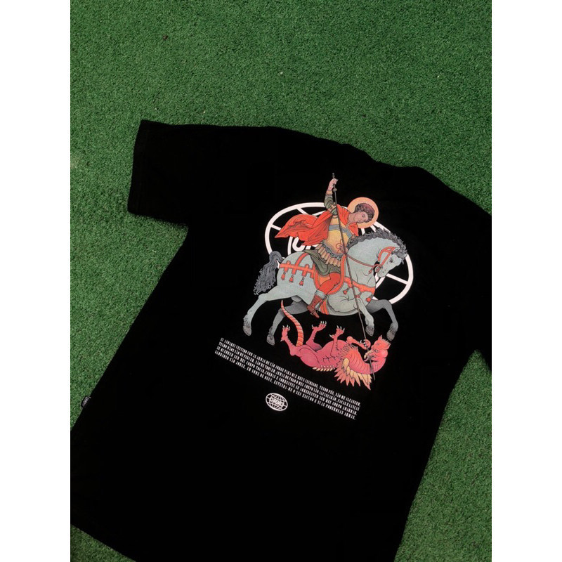 Camiseta Chronic São Jorge Unissex Gola Redonda Chronic  - Acompanha Adesivos
