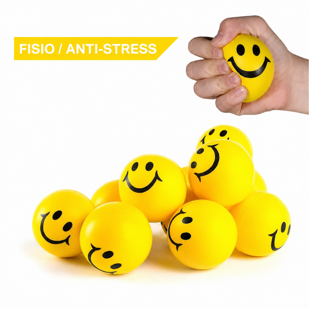 Bola Fisioterapia Exercitadora Massageadora Anti Stress Smile Macia