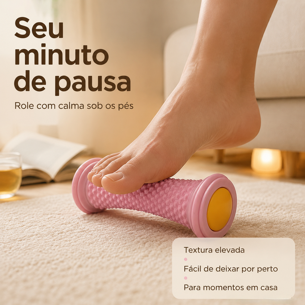 Massageador De Pés Rolo De Massagem Yoga Bola Fáscia Plantar Cuidados De Relaxamento Muscular Manual De Plástico