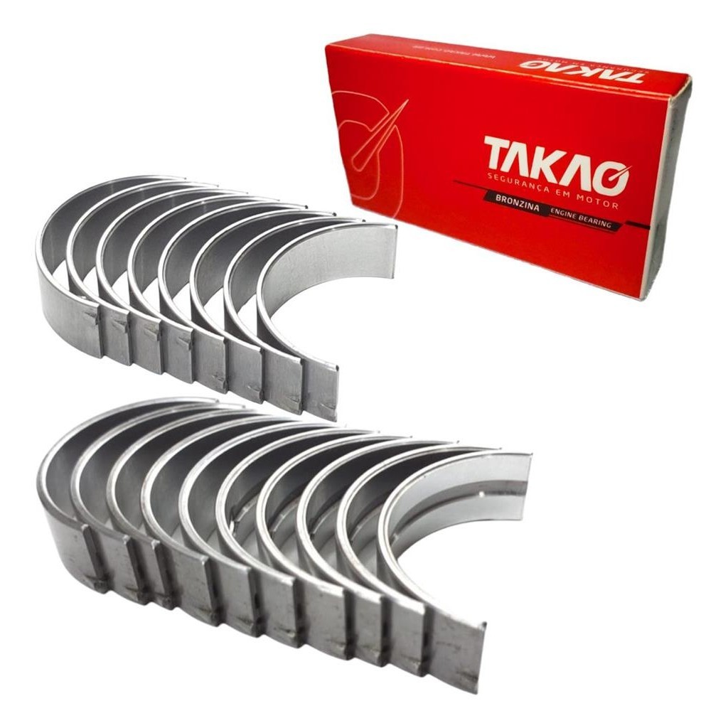 Kit Bronzina Mancal Biela Casquilho Fixo E Movel Chery Face S18 1.3 16v Sqr473 2010 2018